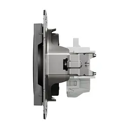 Розетка Schneider Electric ASFORA без заземлення антрацит (EPH3000171) - мініатюра 4