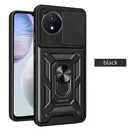 Панель BeCover Military для Vivo Y02/Y02A Black (710026) - мініатюра 2