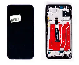 Дисплей Huawei P40 Lite 4G чорний + рамка