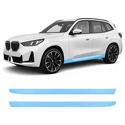Антигравійна захисна бронеплівка за лекалами для BMW X3 G45 2024- нижня зона кузова та пороги