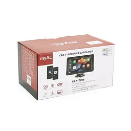 Автомобільний РК-монітор 7" + Carplay CJ-PTC208, Box - мініатюра 2