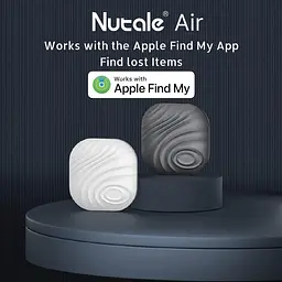 Nutale Air Key Finder Tag (тільки iOS), Bluetooth-трекер, 2 шт., чорний - мініатюра 5