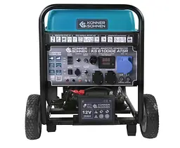 Генератор інверторний дизельний Konner&Sohnen 5/5.5 кВт KS 6100iDЕ ATSR - мініатюра 2
