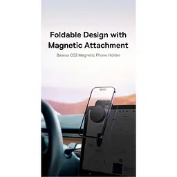 Універсальний автотримач Baseus C02 Magnetic Phone Holder Cluster Black (SUCC000201) - мініатюра 9