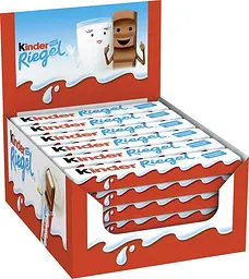 Упаковка шоколаду Kinder Chocolate Maxi 21 г х 36 шт - мініатюра 2