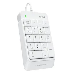 Клавіатура A4Tech Fstyler FK13P USB White (Numpad) (FK13P (White)) - мініатюра 2
