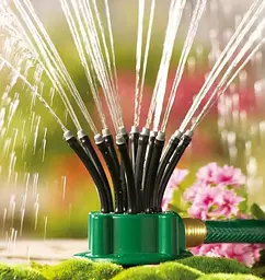 Розумна система поливу Multifunctional Water Sprinkler розпилювач дощувач для поливу газону на 360 градусів