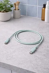 USB-C на USB-C ІКЕА 1,0 м Світло -зелений - мініатюра 2