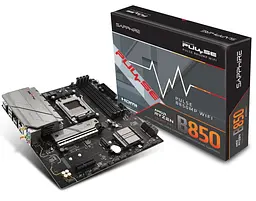 Материнська плата Sapphire PULSE B850M WIFI (52123-04-40G) (Socket AM5, AMD B850, Micro-ATX) - мініатюра 6