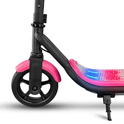 Дитячий електросамокат GIANT Kids ES1 рожевий, з LED - підсвіткою деки та колес, від 4 років - мініатюра 5