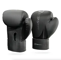 Боксерські рукавиці Hop-Sport HS-BG10 10oz чорні - мініатюра 9
