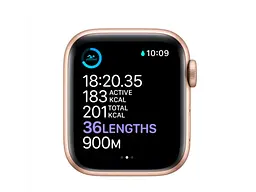 Смарт-годинник Apple Watch Series 6 40mm Gold Aluminum Case with Pink Sand Sport (MG123) - мініатюра 3
