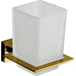 Стакан для зубних щіток VBI Mercury gold VBI-040204GL, Золотий