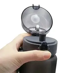 Спортивна пляшка для води Casno KXN-1183 850 мл Grey - мініатюра 3