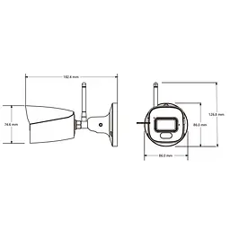 Комплект IP-відеонагляду з WiFi на 4 камери TVT TD-P0804W1-001: 4 циліндричні 4Mp WiFi IP-відеокамери + 8-канальний 8Mp WiFi IP-відеореєстратор (77-00482) - мініатюра 21