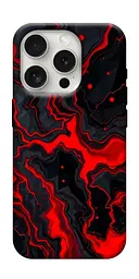 TPU чехол Demsky Black red marble для Apple iPhone 16 Pro Max (6.9")