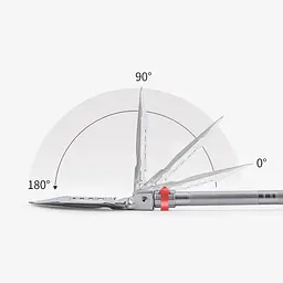 Лопата Naturehike Multifunctional outdoor shovel NH20GJ002 срібляста - мініатюра 3