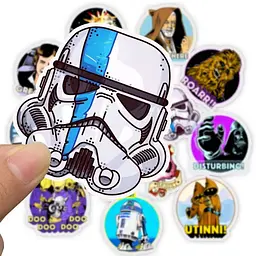 Стікерпак Зоряні війни Набір наклейок GeekLand Star Wars 50 штук - мініатюра 2