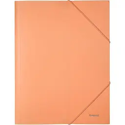 Папка Axent 1504-42 Pastelini A4 на резинці персикова (1) (50)