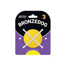 Іграшка для собак BronzeDog Superball 5 см жовтий - мініатюра 2