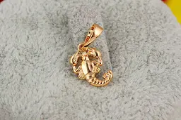 Кулон зодіак Xuping Jewelry рак 1,2 см золотистий