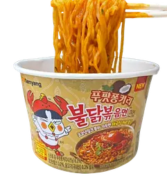 Локшина швидкого приготування Samyang Buldak Stir-fried Noodles Phu Patpong Curry 105г - мініатюра 2