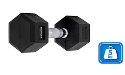 Гантель шестигранна Thunder 5 кг (HEXAGONAL-DUMBBELLS-5KG) - мініатюра 3
