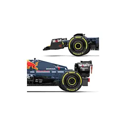 Конструктор Red Bull F1 RB19 1:8 синій RASTAR 2509 шт - мініатюра 6