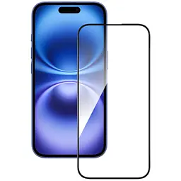Скло захисне ACCLAB Full Glue Apple iPhone 16 Plus Black (1283126593260) - мініатюра 2