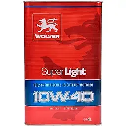 Автомобільна моторна олива WOLVER Super Light 10W-40 5л 4260360943904 - мініатюра 2