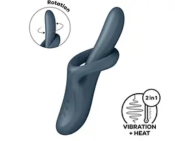 Вібратор Satisfyer Heat Flex 4 Grey - мініатюра 2