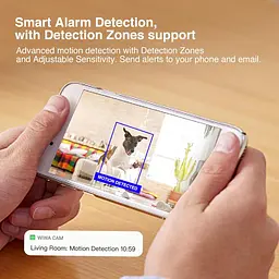Прихована Wi-Fi камера HiKam Small 2K у тонкому корпусі з нічним баченням, керуванням застосунками, тільки відео - мініатюра 5