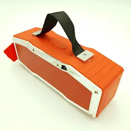 Бездротова акумуляторна колонка Bluetooth акустика FM MP3 AUX USB Hopestar A9 червоний - мініатюра 4