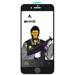 Захисне скло 5D Anti-static Matte (тех.пак) для Apple iPhone 7 / 8 / SE (2020) (4.7) Чорний