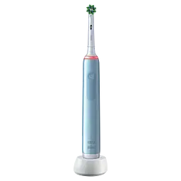 Електрична зубна щітка Oral-B Pro 3 3000 СrossAсtion, синя - мініатюра 3