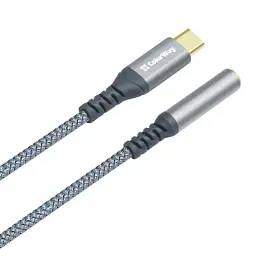 Перехідник USB-C to 3.5mm F 0.14m gray ColorWay (CW-AD-CJ) - мініатюра 5