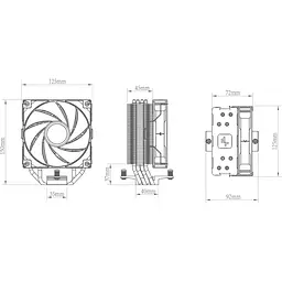 Кулер для процесора Deepcool AG400 BK ARGB (R-AG400-BKANMC-G-2) [150121] - мініатюра 11