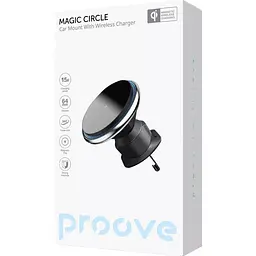 Автотримач із бездротовою зарядкою Proove Magic Circle 15W Silver (WHMC15020006) [167447] - мініатюра 7
