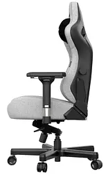Ігрове крісло Anda Seat Kaiser 3 L Grey (AD12YDC-L-01-G-PV/F) - мініатюра 4