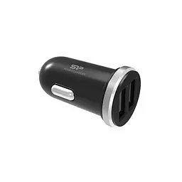 Автозарядний Silicon Power Boost USB Car Charger CC102P SP2A1ASYCC102P0K чорний - мініатюра 2