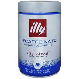 Кава мелена Illy Espresso Decaff без кофеїну 250 г з/б
