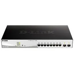 Комутатор мережевий D-Link (DGS-1210-10MP)
