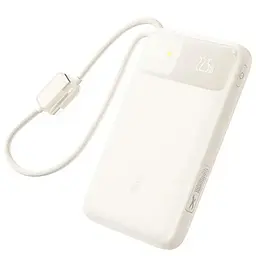 Портативний ЗП Power Bank Baseus EnerFill FC11 PD22.5W with cable 10000 mAh (E0027R) Biege