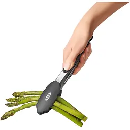 Щипці кухонні з силіконом OXO Good Grips 23 см чорні (1101880) - мініатюра 4