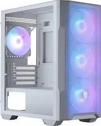 Корпус MSI MAG Forge M100R White (MAG FORGE M100R WHITE) Без БП