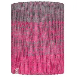 Бафф Buff Knitted & Fleece Neckwarmer Gella Сірий-Рожевий