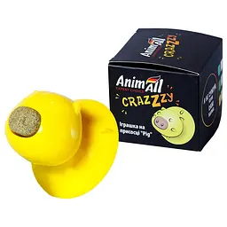 Іграшка AnimAll GrizZzly Pig на присосці для котів 7.2×8×8 см кольори в асортименті