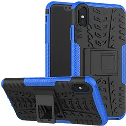 Чохол-накладка Toto Dazzle Kickstand 2 in 1 Case Apple iPhone XS Max Blue - мініатюра 2