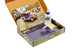 Конструктор Puz-00955 Retro car, дерев'яний PuzzleOK - мініатюра 2
