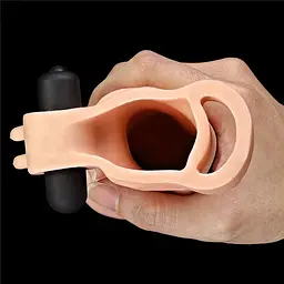 Насадка на пеніс Add 2 Pleasure X Tender, 19 см (тілесний) - мініатюра 4